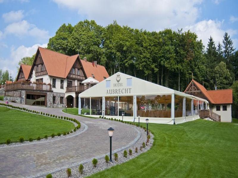 Hotel Aubrecht Country Spa Resort Przechlewo Bagian luar foto