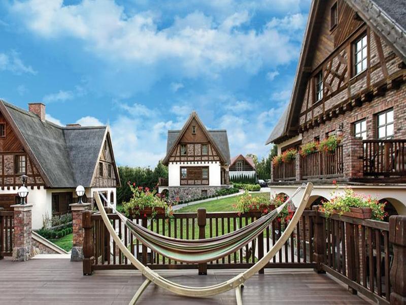 Hotel Aubrecht Country Spa Resort Przechlewo Bagian luar foto